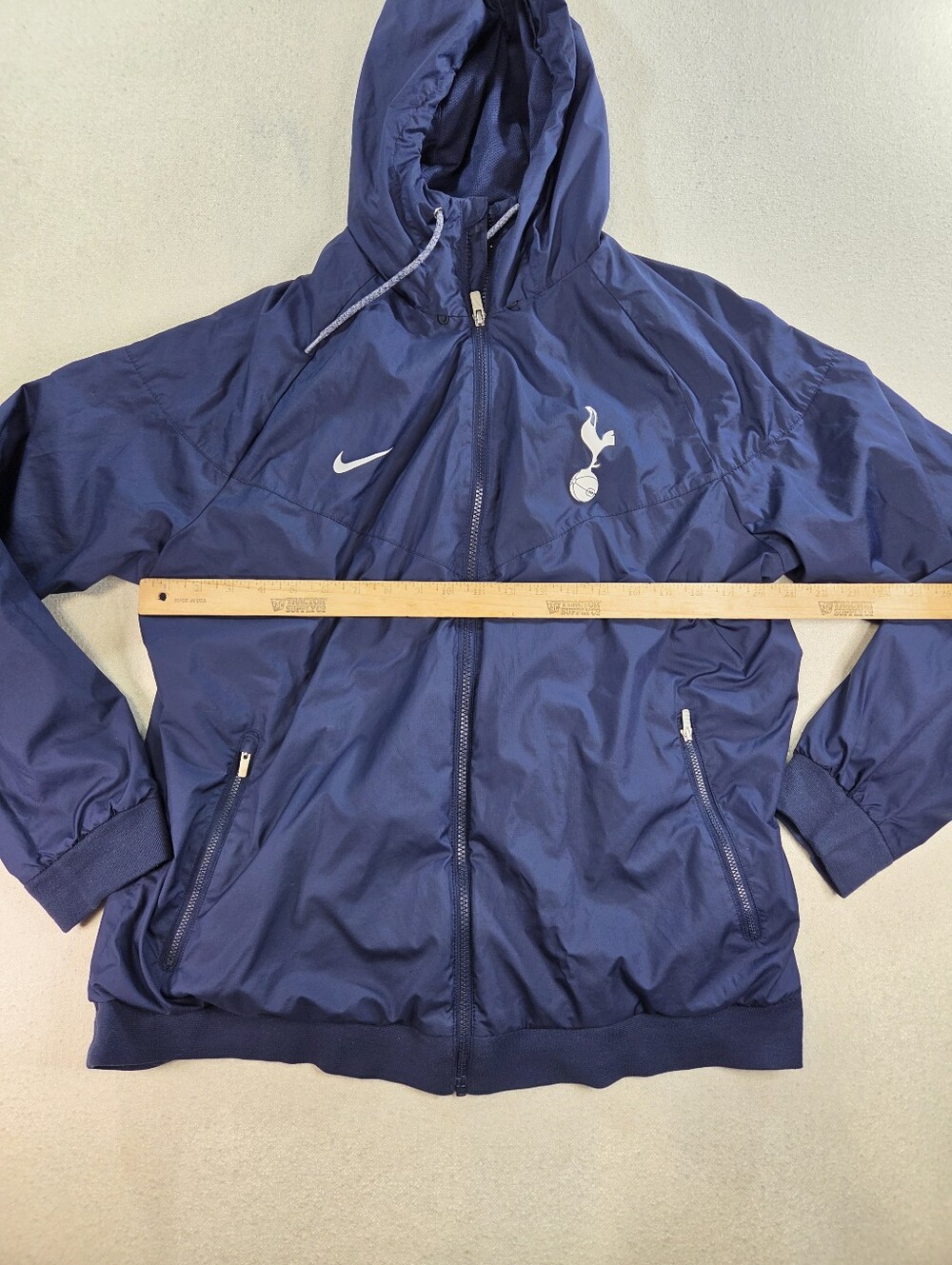 Nike Tottenham Hotspur Windbreaker Mens XL Navy - Picture 6 of 8